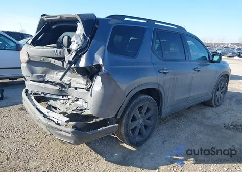 2025 Honda Pilot Black Edition из США, поврежденный, VIN 5FNYG1H97SB070378